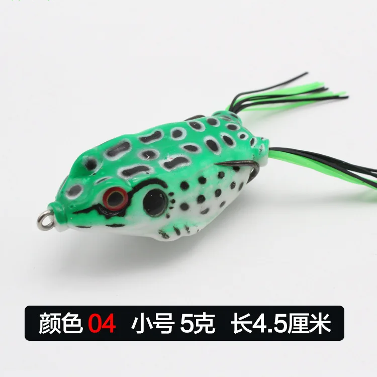 Модель Ray Frog двойной крючок с Barb Ray Frog Blackfish предназначен для уничтожения приманки