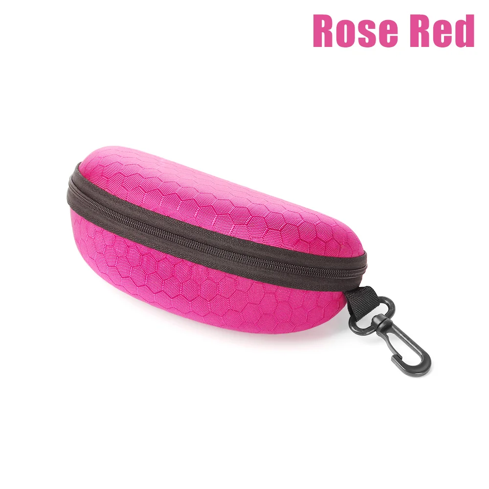 4 Новое модное Защитное приспособление для солнцезащитных очков унисекс, джинсовая ткань, кожаная коробка для очков на молнии, жесткий защитный чехол, контейнер для защиты от раздавливания - Цвет: 4