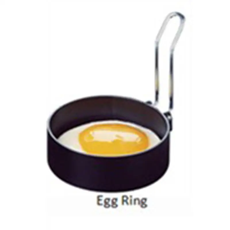 

DishyKooker Nonstick Stainless Steel Handle Round Egg Rings Fried Egg Mold Shaper Pancakes Molds Ring Cooking Tools