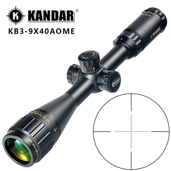 

KANDAR Gold Edition 3-9x40 AOME Glass Etched Mil-dot Reticle Locking RifleScope Hunting Rifle Scope Tactical Optical Sight