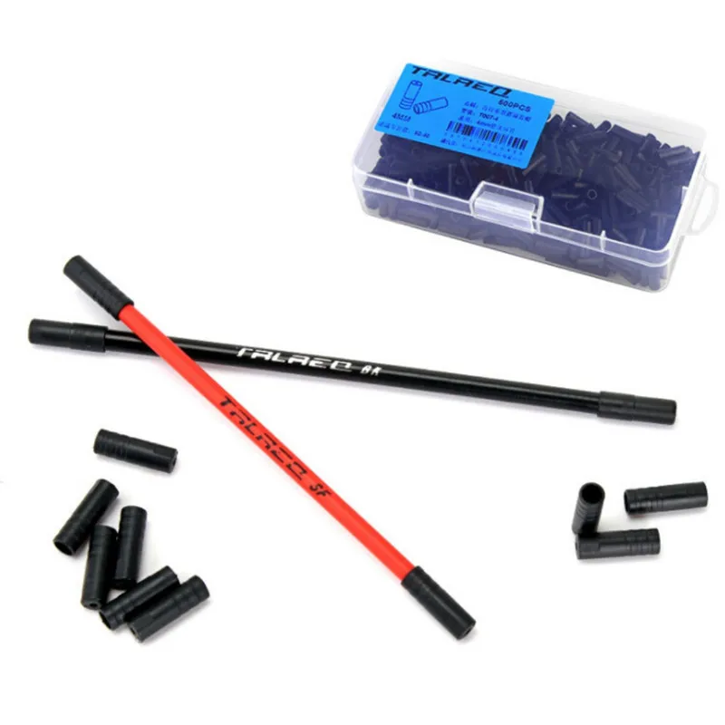 

500pcs 4mm/5mm Bike Brake Gear Outer Cable End Caps Tips Crimps Shift Cable Wire Tip End Cap Housing For Mountain Road Bicycle 1