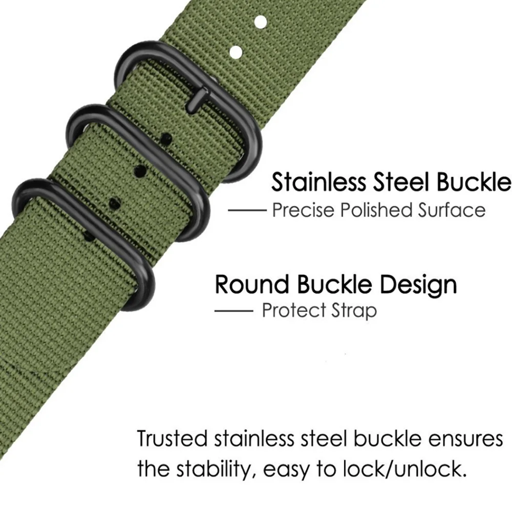 Nylon-canvas-Strap-for-Xiaomi-huami-Amazfit-Bip-S-Stratos-2-2S-3-PACE-GTS-GTR