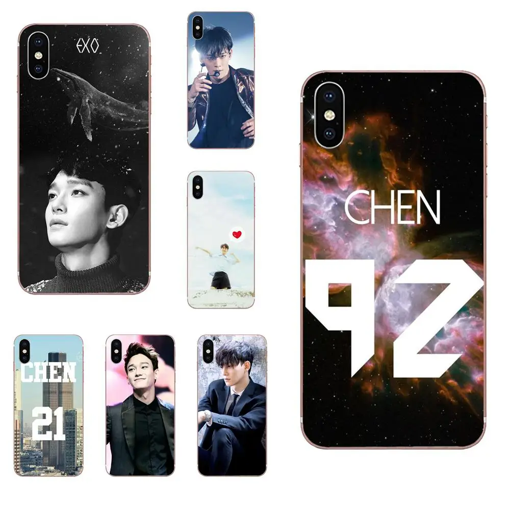 

For Samsung Galaxy Note 5 8 9 S3 S4 S5 S6 S7 S8 S9 S10 5G mini Edge Plus Lite Soft TPU Top Selling Chen Kim Jong Dae Exo Kpop
