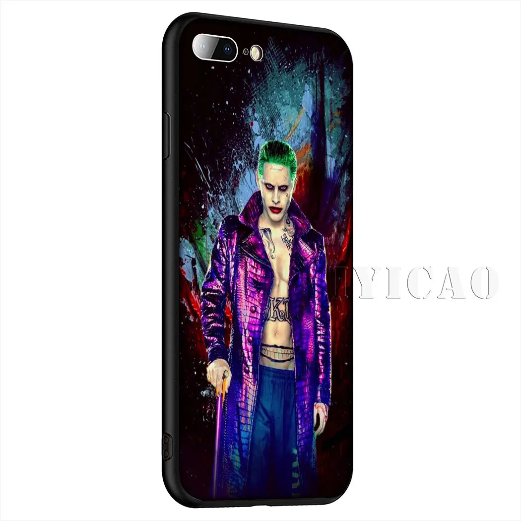 Мягкий чехол для телефона IYICAO Joker для iPhone XR X XS Max 6 6S 7 8 Plus 5 5S SE - Цвет: 8