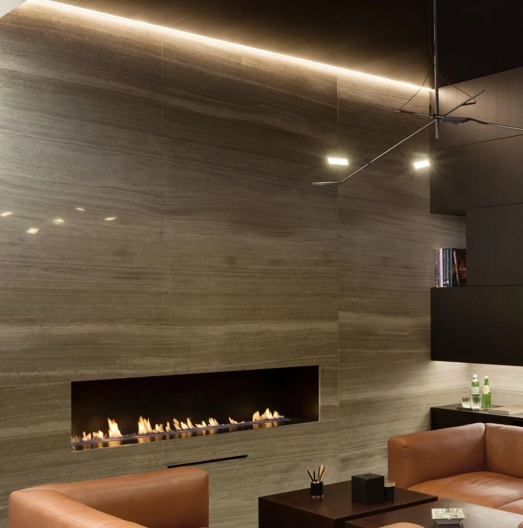 

Super 48 inch indoor chimney design wifi ethanol fire place