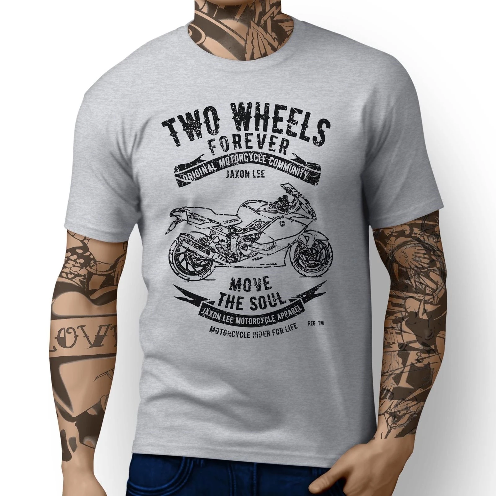 New Summer Print T Shirts Men Germany Classic Motorbike K1300S inspired Motorcycle Art design T-shirts Tee Shirt |