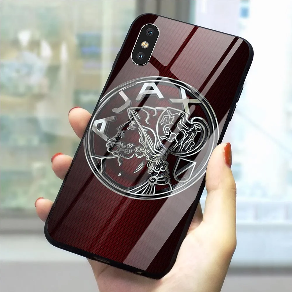 Ajax команда телефон чехол для iPhone X Case 6 6S XR Xs Max 8 плюс 7 5S 5 SE 11 Pro закаленное стекло