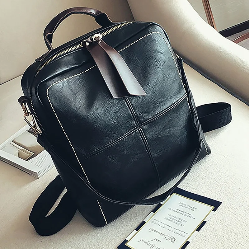Классический рюкзак из искусственной кожи Ms. Backpack школьный рюкзак для девочек