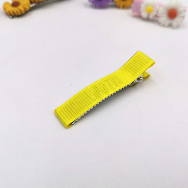 Fabric Covered Hair Clips 5/3.5cm Hairpin Base Diy Baby Kid Girls Bow Hairpins Setting for Jewelry Making Hair Accessories