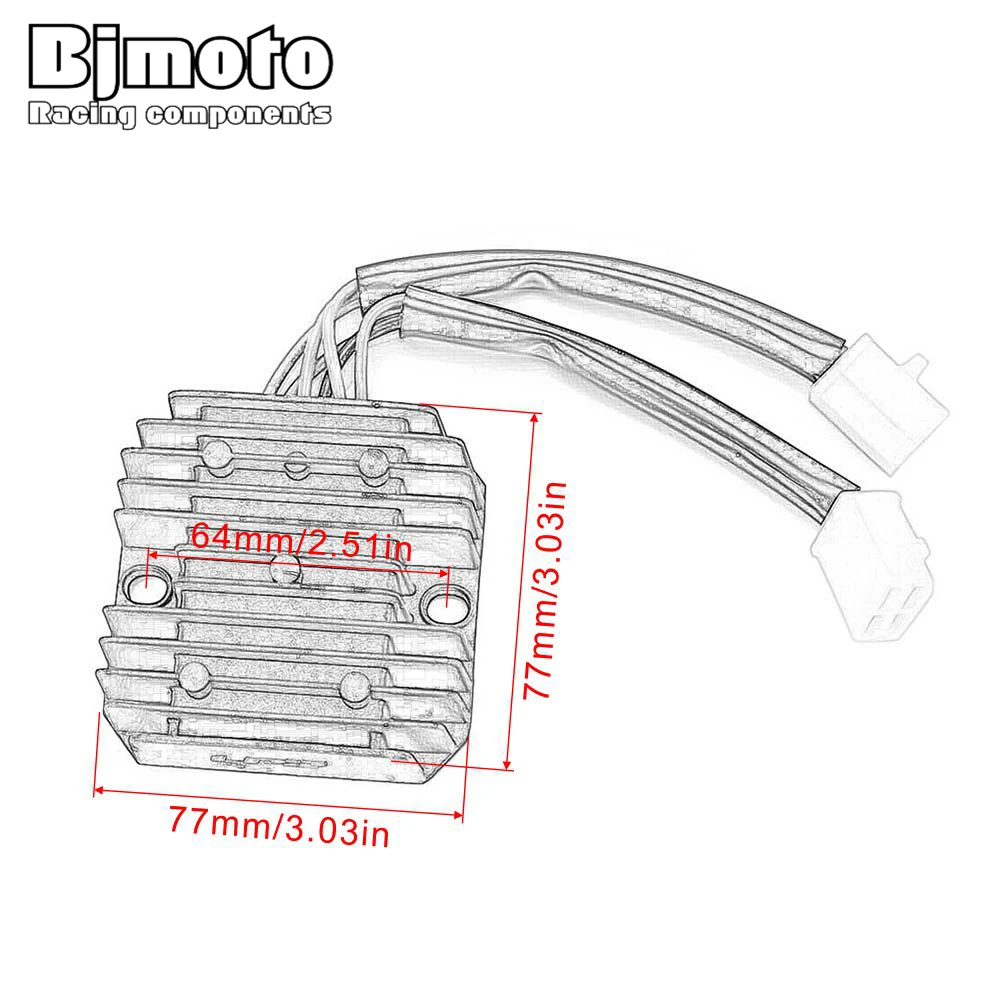 Мотоцикл DC12V Напряжение Регулятор выпрямителя Для Kymco 31600-KAM1-009 Xciting 250 Гранд Динк 250/125 человек 200 s I/250 LC