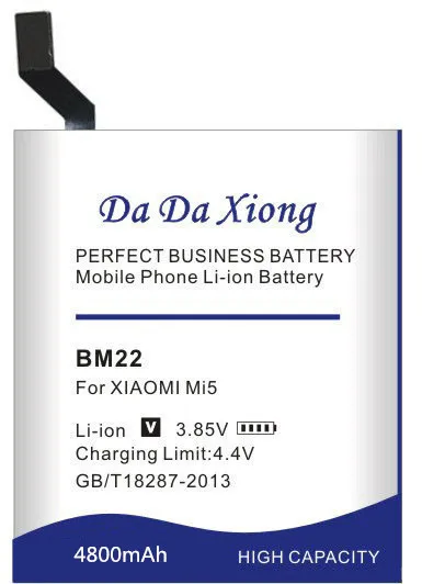 Da Xiong 4800mAh BM22 батарея для Xiaomi Mi5 5 M5 MI сотового телефона|battery for xiaomi|battery for3300mah battery |