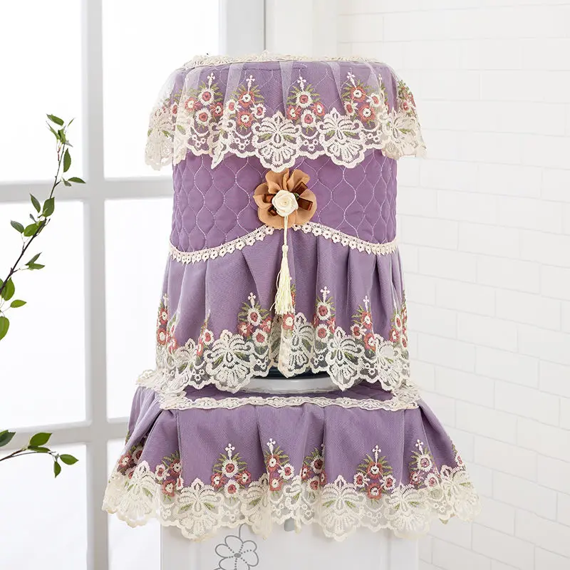 1Pcs Fasion Rural Cloth Art Water Dispenser Dust Cover Water Dispenser Cloth Cover Bucket Purifier E0946