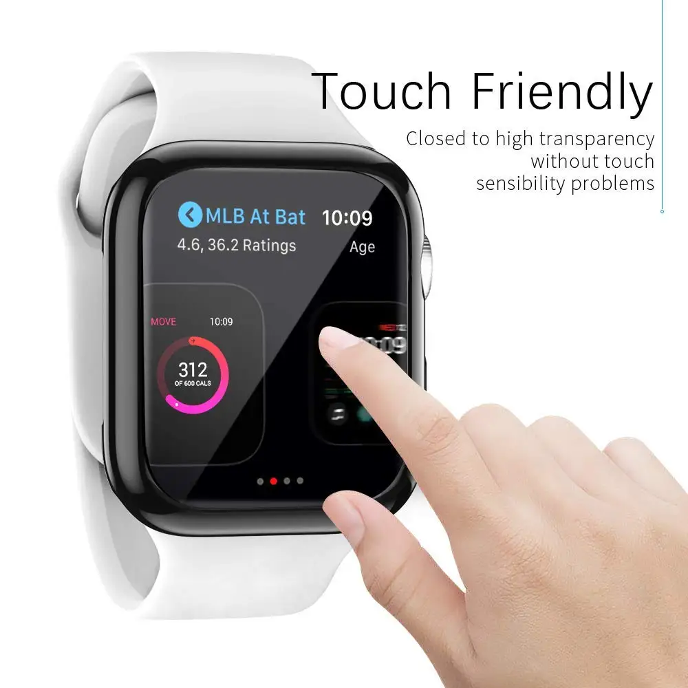 Чехол для Apple Watch Band 5 4 3 42 мм 38 Appel Iwatch 2 1 44 мм/40 Защитная крышка экрана|Ремешки часов|