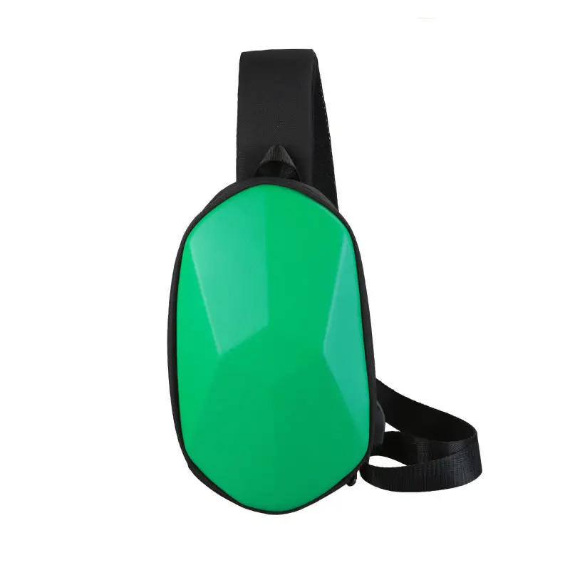 Waterproof Hard Shell Polyhedron Shoulder Bag Hi-Tech Wearables TechWear color: 1|black|Blue|gloden|gray|Green