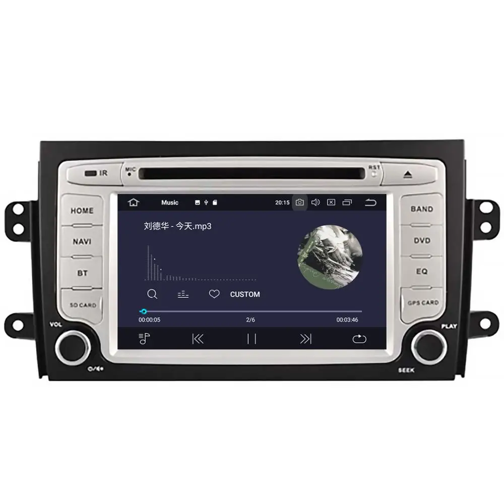 Top Car Multimedia System Android 9.0 9.1 Car DVD Player For SUZUKI SX4 2006-2012 car radio recorder GPS navigation car video player 2