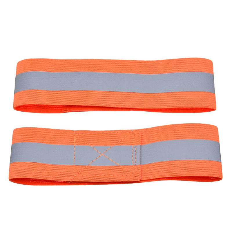 2Pcs Safety Night Reflective Arm Band Safety Belt Strap Night Run For Outdoor Sports Night Running Cycling