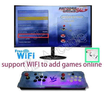 

Wireless add Pandora Key Arcade 168 x3D Console with PCB Board 2 Player Home Use Controller 4018 Games Retro Video Game Machine