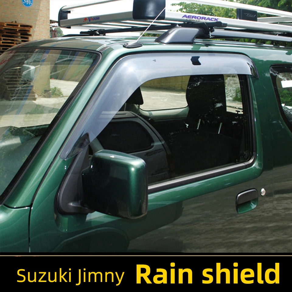 Rain shield Windows visor Side wind window deflectors visor Windshield on the Windows Accessories For Suzuki Jimny 2005-2020