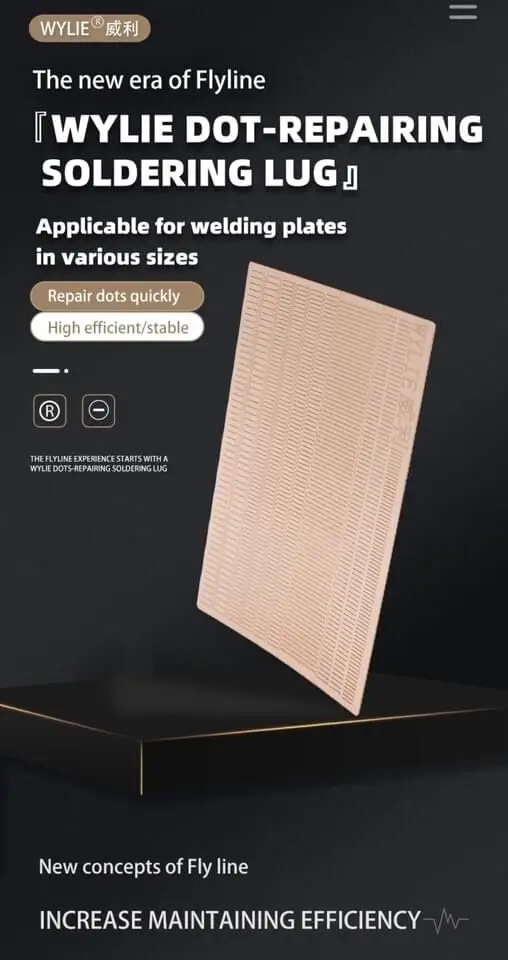 WYLIE Dot Repair Soldering Lug Spot Solder Patching Pad For iPhone Welding Board Flywire Loop Free Repair Fix IC Motherboard