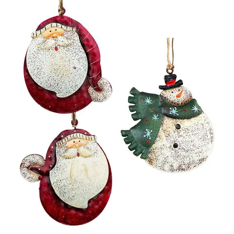 3pcs Hanging Pendant Lovely Iron Art Unique Hanging Decoration Hanging Adornment Wall Hanging Decor for Home Party Banquet