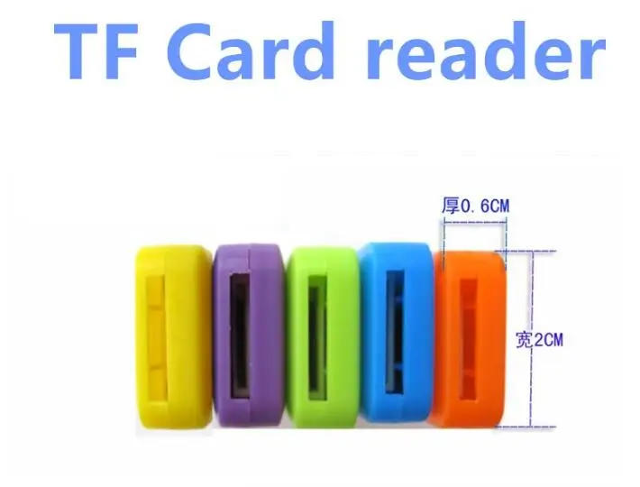Высокоскоростной USB кард-ридер 2,0 Мини Micro SD T-Flash TF M2 кард-ридер Micro USB OTG адаптер