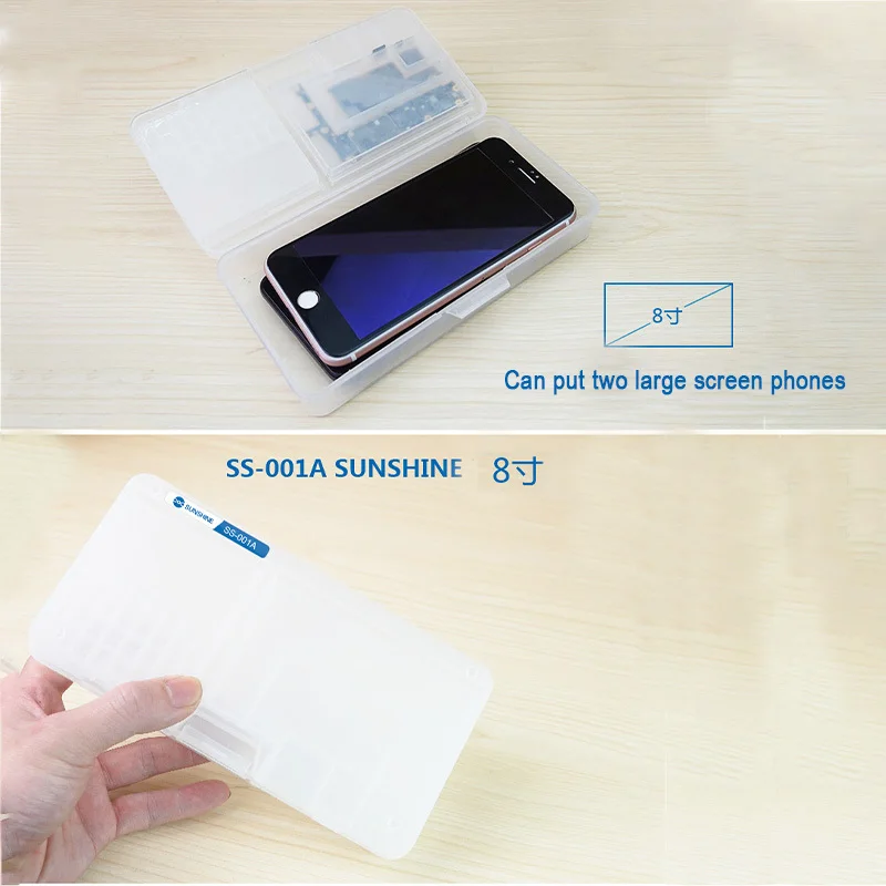 SUNSHINE SS-001A коробка для хранения многофункциональный телефон ЖК-экран материнская плата микросхема запчасти органайзер для ремонта телефона коробка для хранения