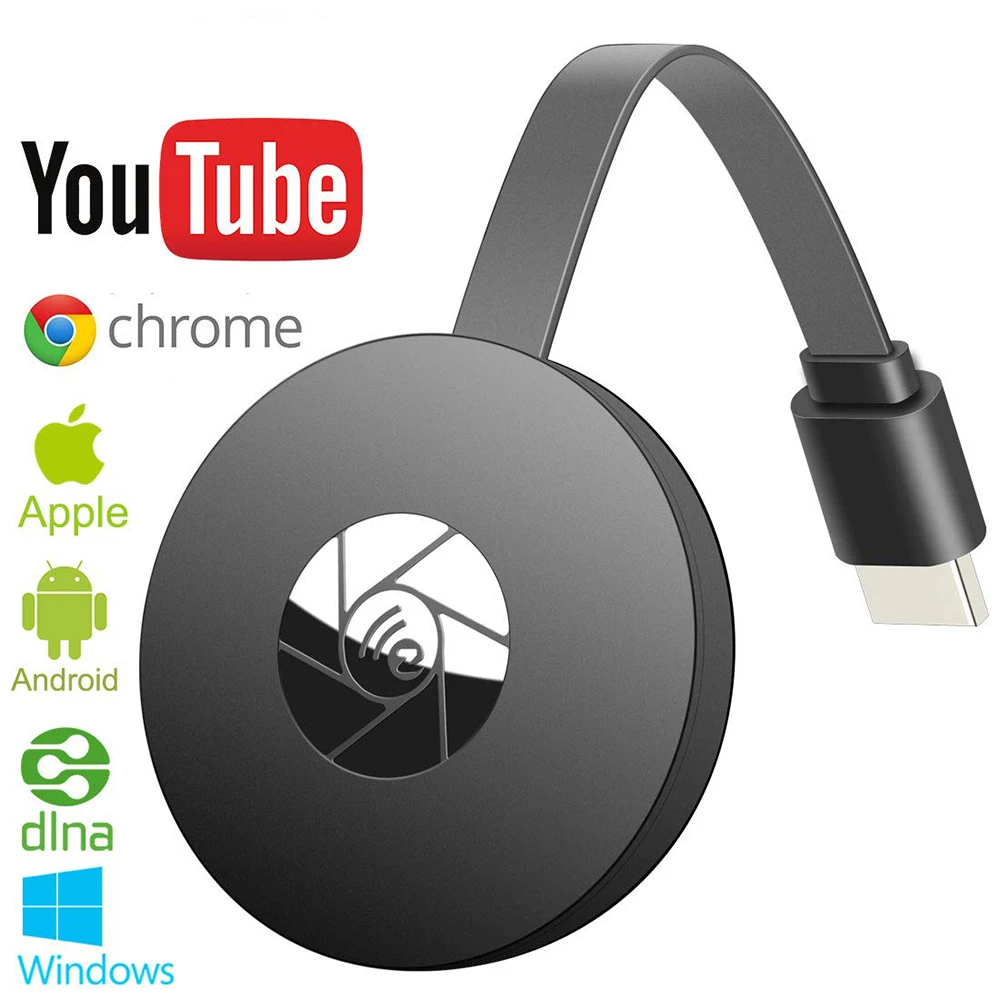 Chromecast TV Stick WiFi Display TV Dongle Receiver HDMI TV Stick Mirroring Android IOS Chrome Google Home|TV Stick| -
