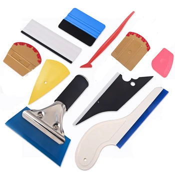 

EHDIS Vinyl Wrap Film Suede Felt Squeegee Scraper Carbon Foil Paper Car Wrapping Auto Magnet Accessories Tools Kit Water Wiper