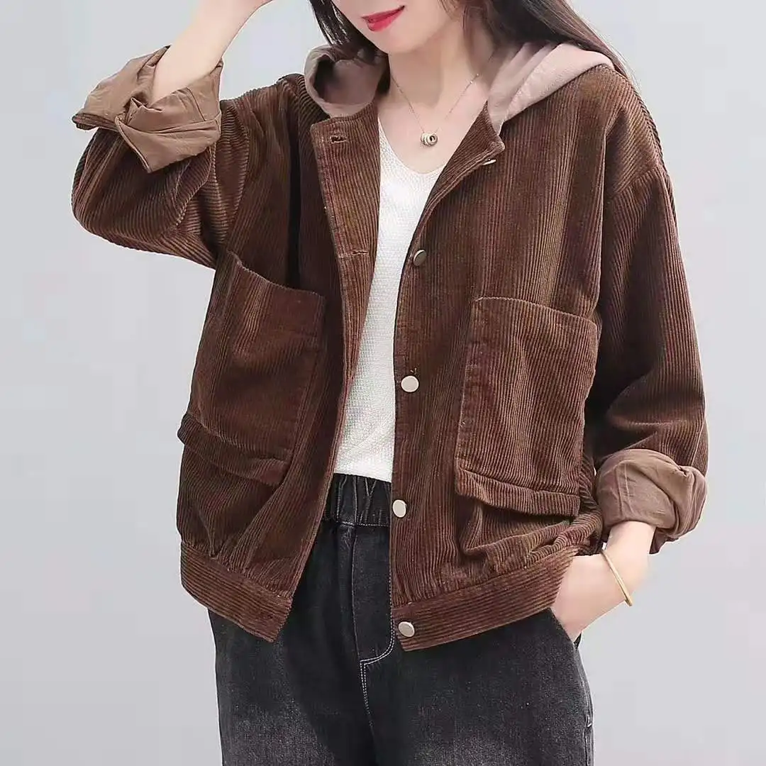 awesome Max LuLu 2019 New Korean Fashion Vintage Streetwear Ladies Hooded Jackets Women Casual Oversized Co