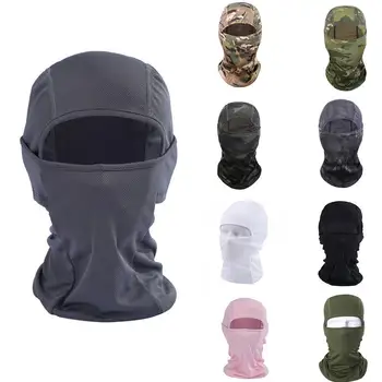 

Motorcycle Balaclava Full Face Mask Warmer Windproof Biker Breathable Cycling Airsoft Shield Anti-UV Ski Outdoor Men Helmet H4C8