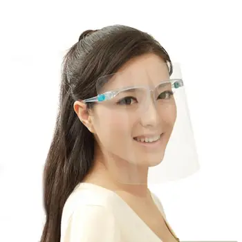 

1 Pcs Transparent Anti-fog Anti-Greasy Bicycle Full Face Protective Mask Cooking Protector Anti-oil Mask Kitchen Tool