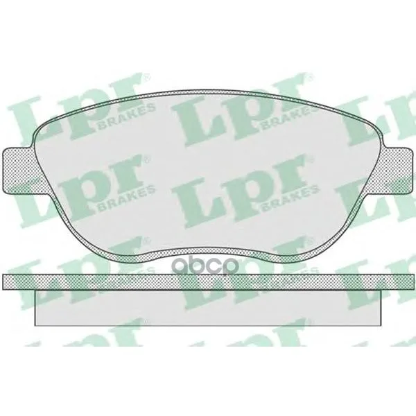 Колодки Тормозные Citroen C4/Berlingo/Fiat Doblo/Peugeot 307/Partner Передние Lpr 05p807 Lpr арт. 05P807