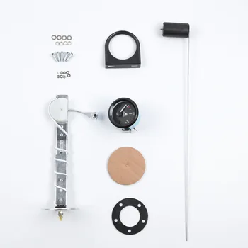 

Boat Fuel Level Gauge Meter Sensor Stainless Steel Black Car Truck Set Universal DC 12V High Quality