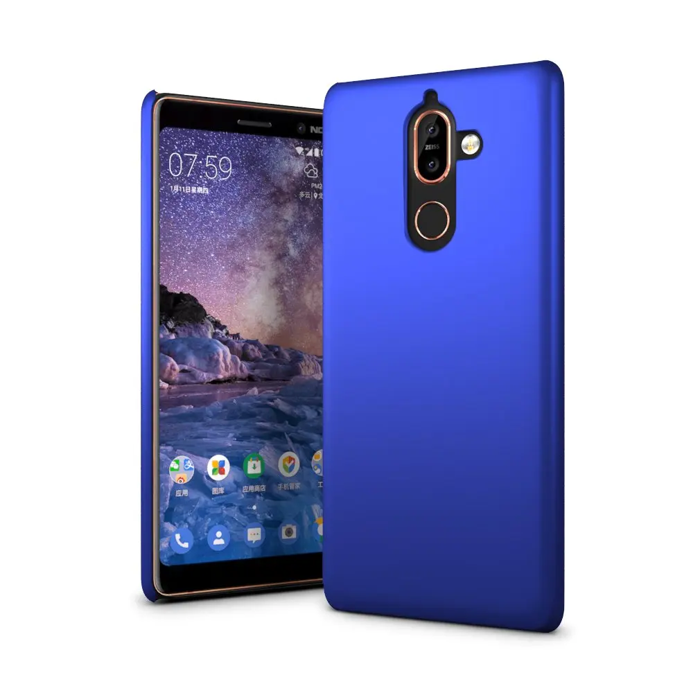 Роскошный Жесткий пластиковый Чехол для Nokia 7 Plus чехол телефона 6 0 дюйма матовый