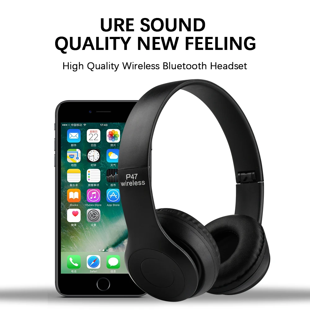 Складные беспроводные наушники 9D HIFI 