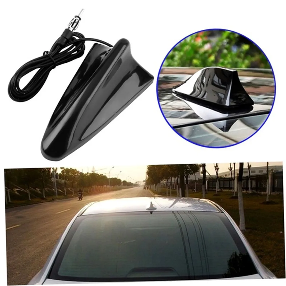 

Car Accessories Aerials Antenna Car Shark Fin Car Truck Radio FM Antenna Universal RV ABS Aerial Top Roof vk4 Radio Antenna