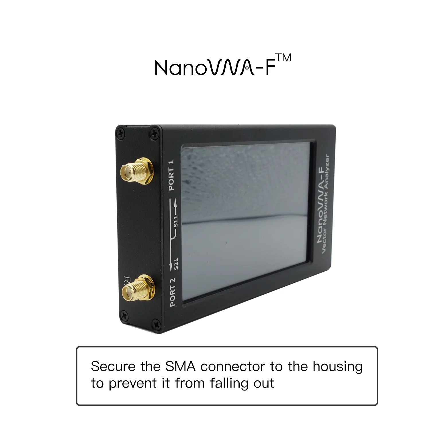 

Upgraded NanoVNA-f 4.3 inch IPS TFT LCD HF VHF UHF UV Vector Network Analyzer 50k-1GHz Built-in 5000mA battery mater case