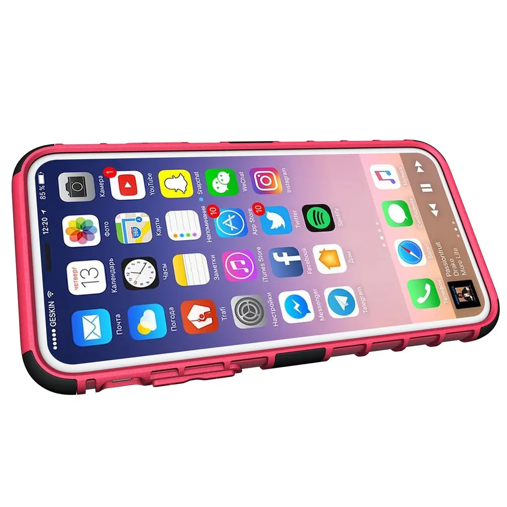 Полный противоударный защитный чехол для iPhone X Plus, матовые Защитные чехлы для iPhone 8 7 Plus 5 5S SE, чехол