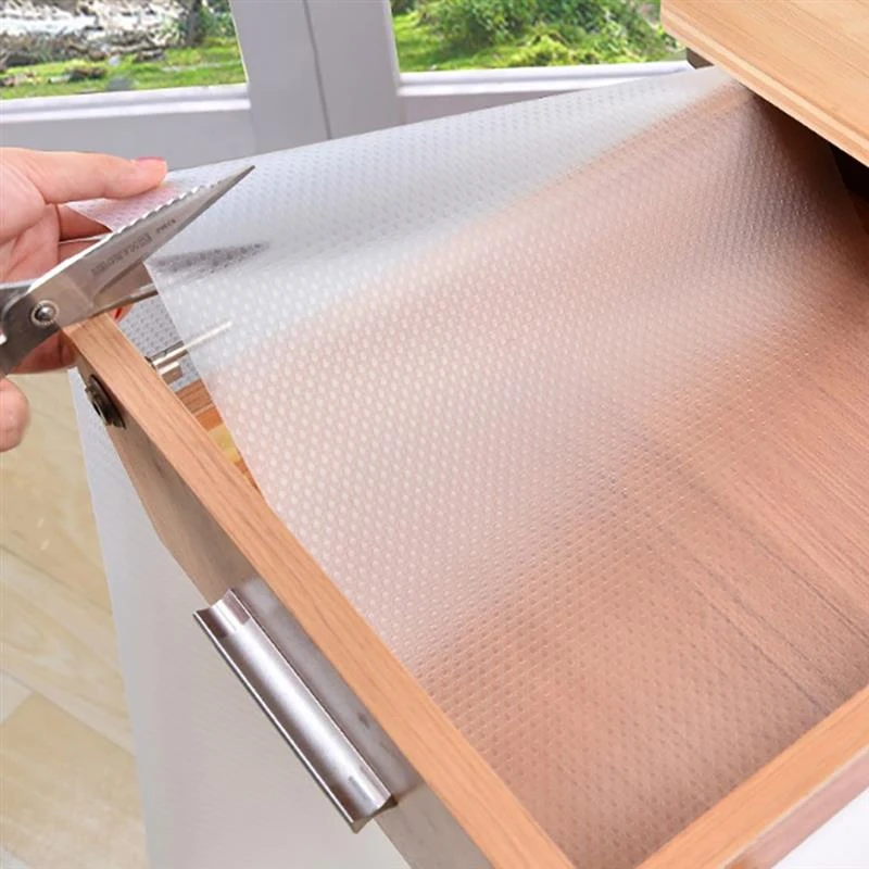 Waterproof Oil Proof Shelf Cover Mat Drawer Liner for Cabinet Kitchen Cupboard 
