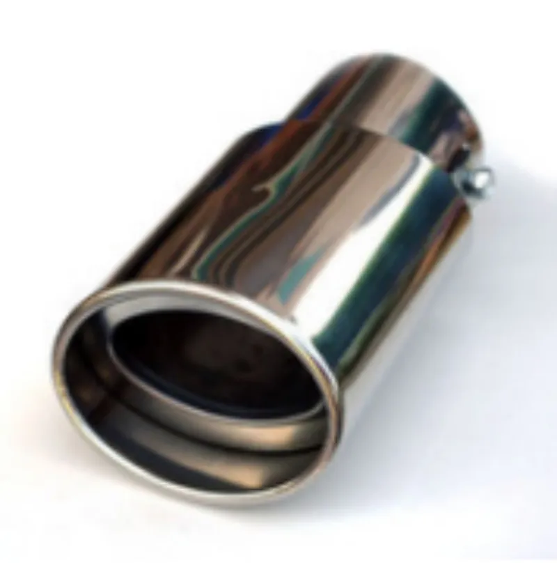 

NEW 5 Colors Ending Modified Stainless tail tube Straight Pipe inlet 60mm Universal car Muffler Exhaust For Peugeot Citroen etc