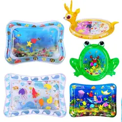 Tapis de jeu d'eau gonflable pour bébé, nouveau Design, pour le ventre, pour tout petit, pour activités amusantes, Center de jeu pour enfants, livraison directe 