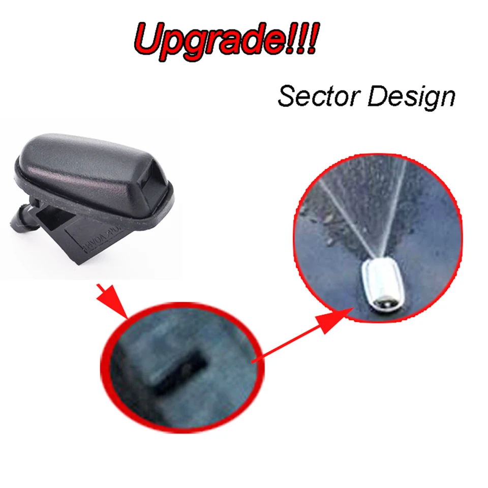 2 Ugelli Lavavetri Per Mini Cooper R53 R56 R60 F55 F56 R57 – Ricambio In Plastica Per Spruzzini Tergicristallo Anteriori | Spruzzo Uniforme E Installazione Facile