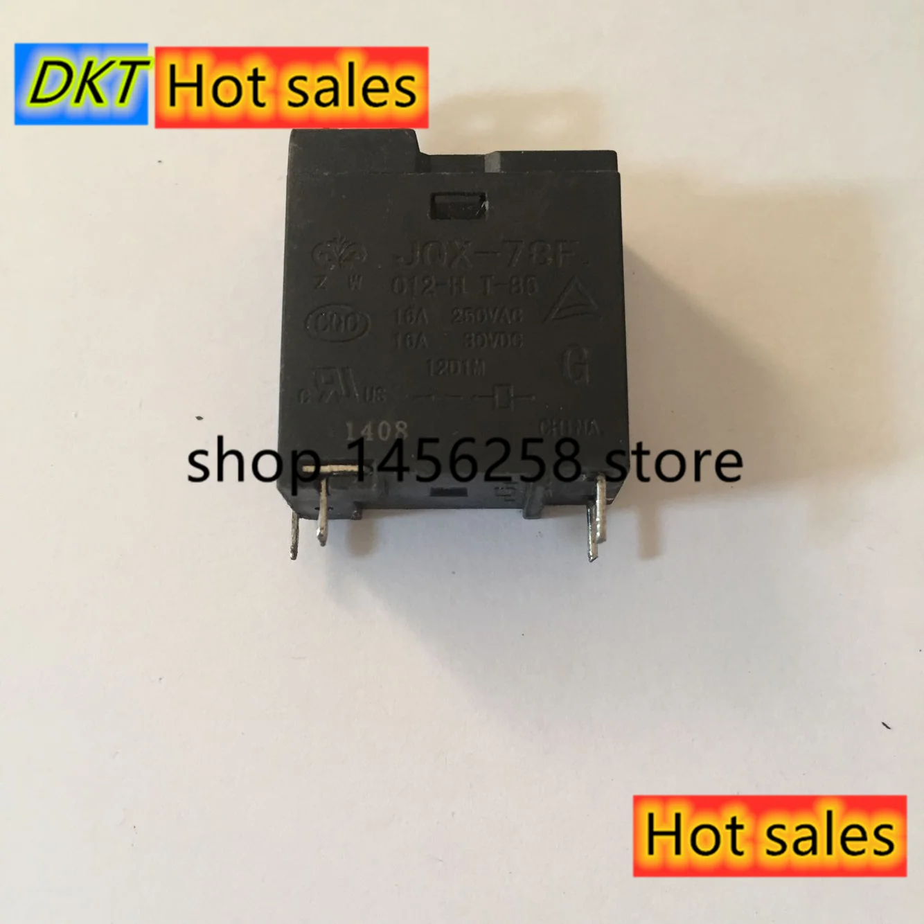 JQX-78F 012-H 12VDC 16A 4 pin генератор импульсов 12 V 78F