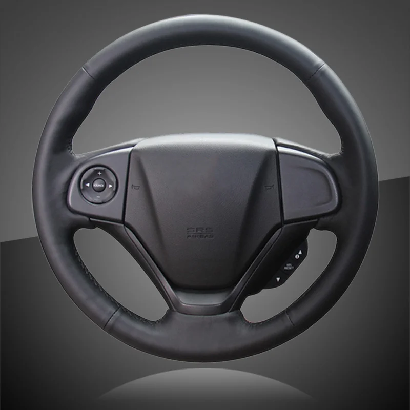 Ручной швейный чехол рулевого колеса автомобиля для Honda CRV CR-V 2012-2015 Авто оплетка