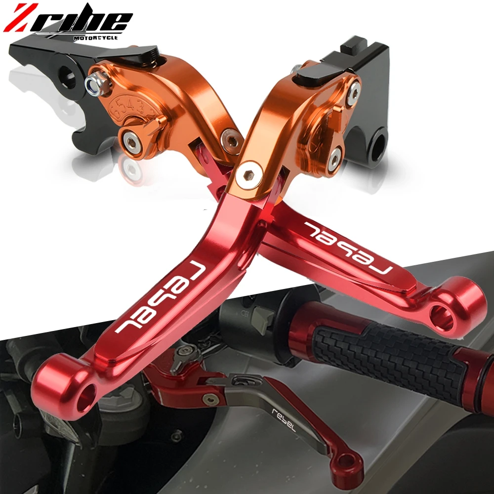 

Motorcycle Accessories Folding Extendable Brake Clutch Levers For HONDA REBEL CMX250C 1996 1997 1998 1999 2000 2001 2002-2011