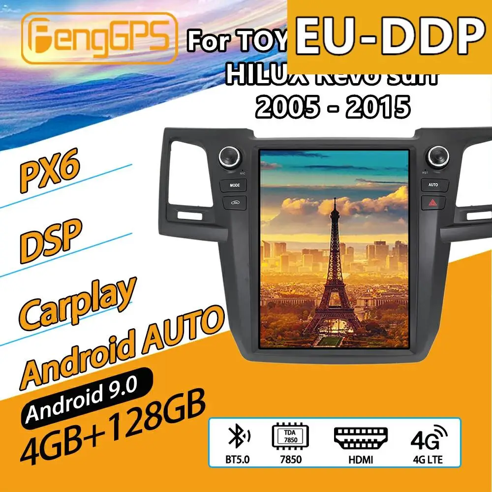 Автомобильный мультимедийный плеер для TOYOTA HILUX Revo surf Fortuner 2005-2015 радио Android аудио GPS