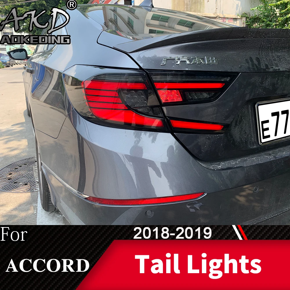 Задний фонарь для автомобиля Honda Accord X G10- светодиодный задние фары, противотуманные фары Дневные ходовые огни DRL Тюнинг автомобилей Автомобильные аксессуары