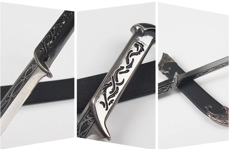 Magic Ring Ring King Hobbit Elf Wang Xiaojian Stainless Steel Self-defense Small Sword Home Decoration