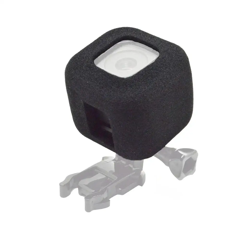 Cubierta de espuma de esponja para GoPro Hero 4/5, reducción de ruido de viento, accesorios de cámara de acción deportiva F3552