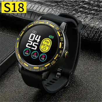 

Ottwn S18 Smart watch IP67 waterproof Smart Watch Color Screen Heart Rate Monitor Fitness Tracker Touch Bracelet for IOS Android